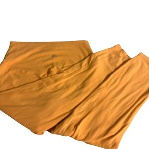 Lululemon Tangerine Orange Leggings Womens Size 8 Butter Soft Yoga Gym Pilates